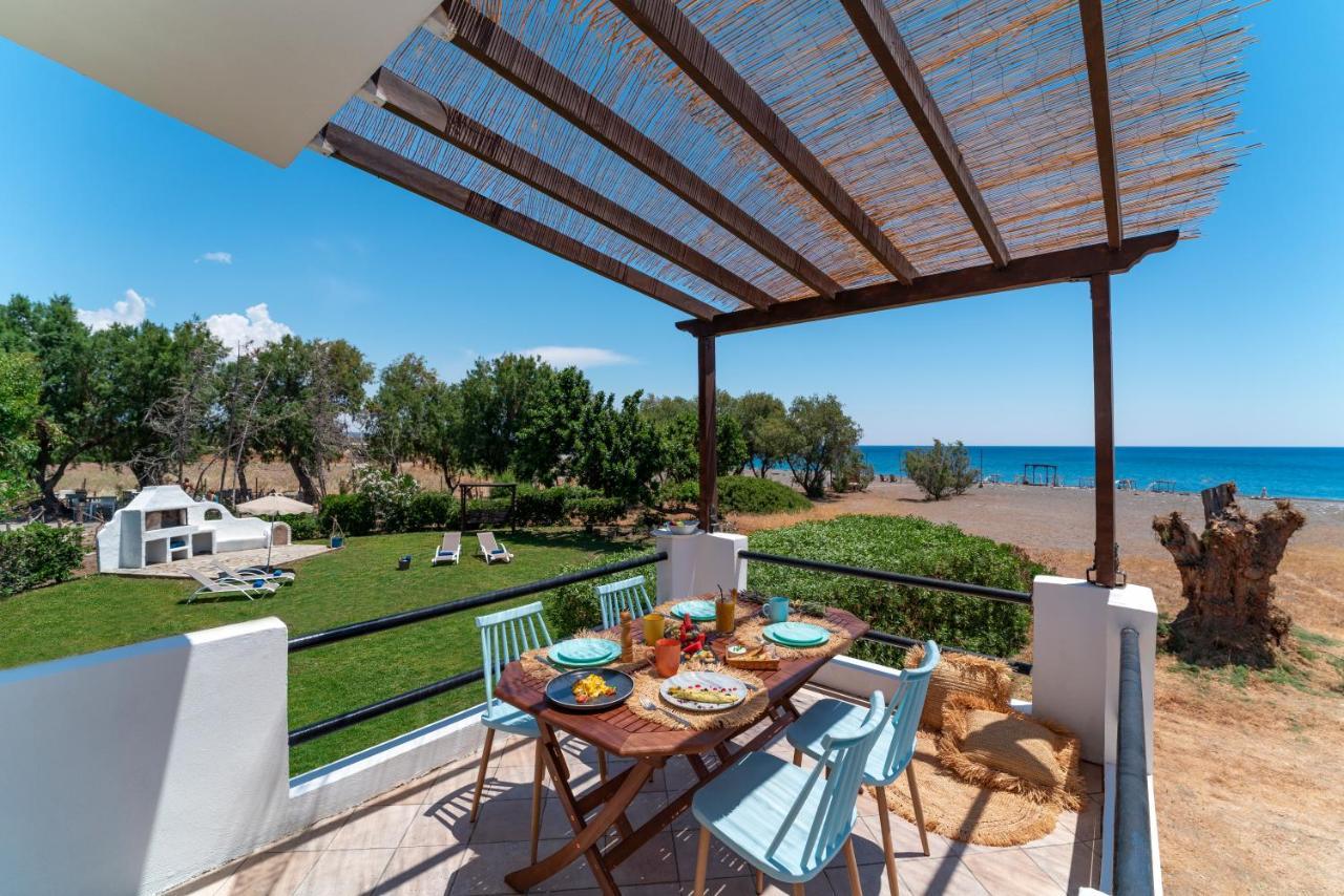 Eco Beachfront Villa With Private Pool Γεννάδι Εξωτερικό φωτογραφία